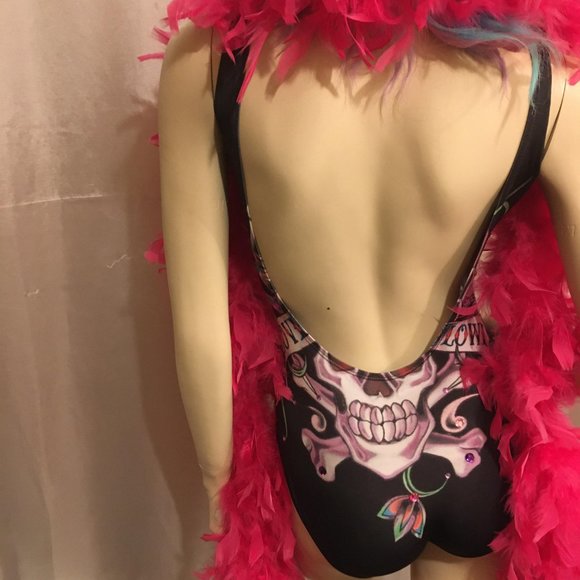 RARE y2k style Ed Hardy dress with gorgeous graphics and crystal details! - Picture 10 of 13